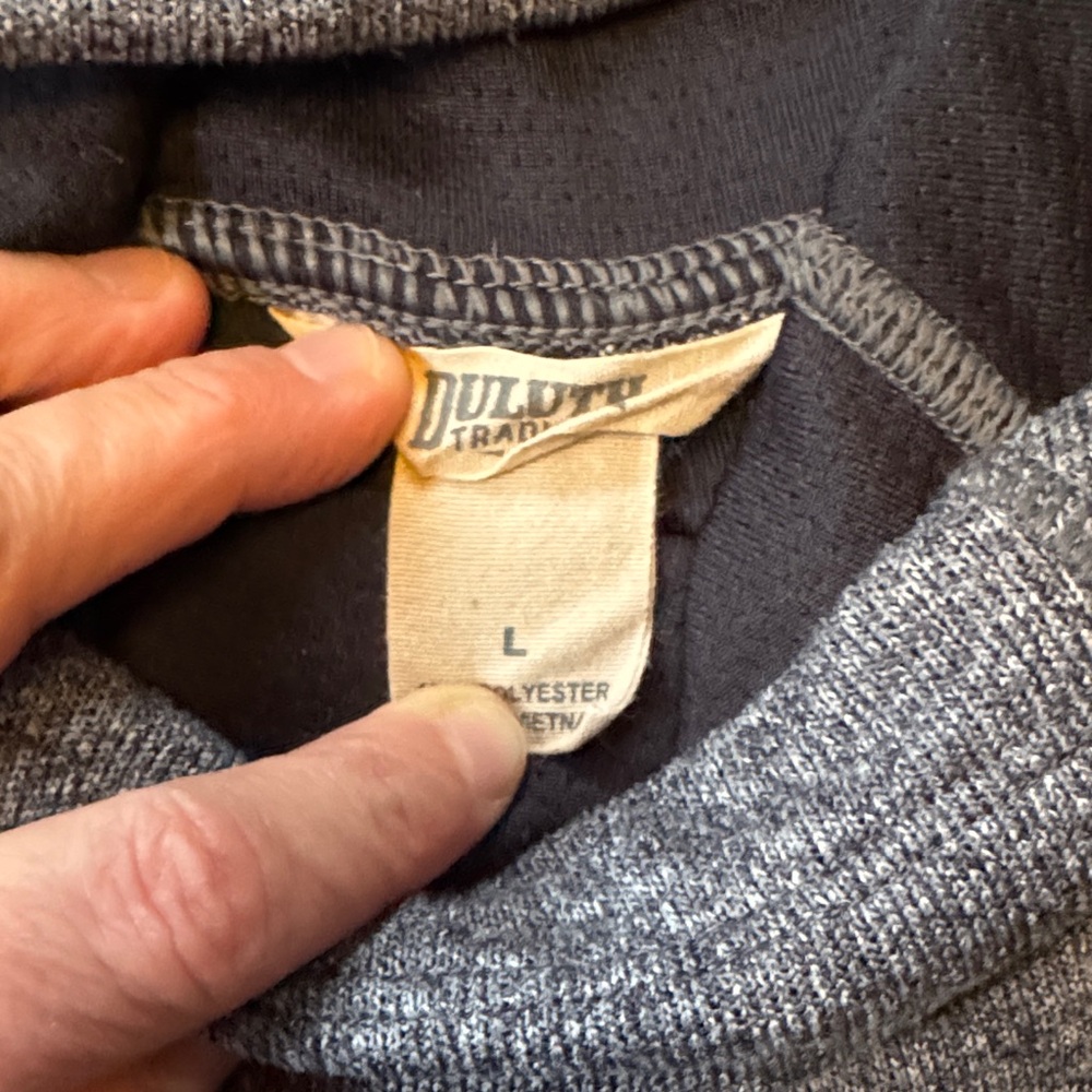 Duluth Trading Co Gray Sweatshirt